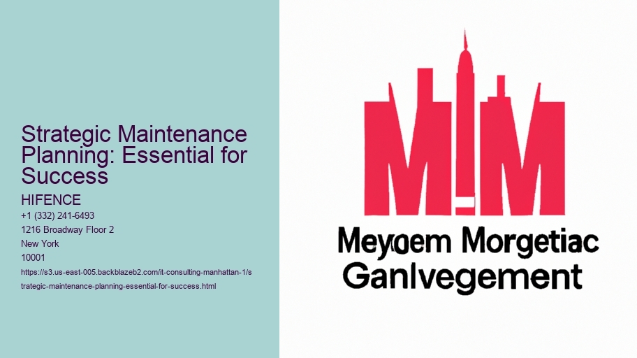 Strategic Maintenance Planning: Essential for Success