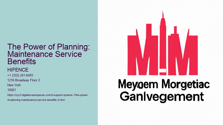 The Power of Planning: Maintenance Service Benefits