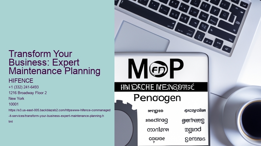 Transform Your Business: Expert Maintenance Planning