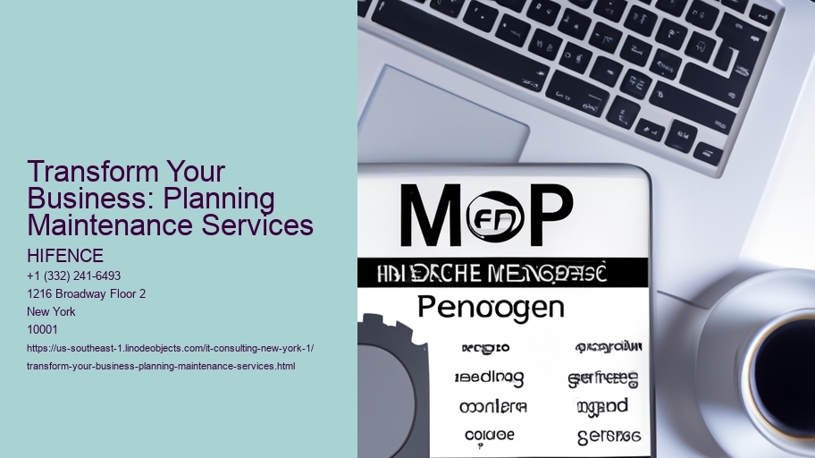 Transform Your Business: Planning Maintenance Services