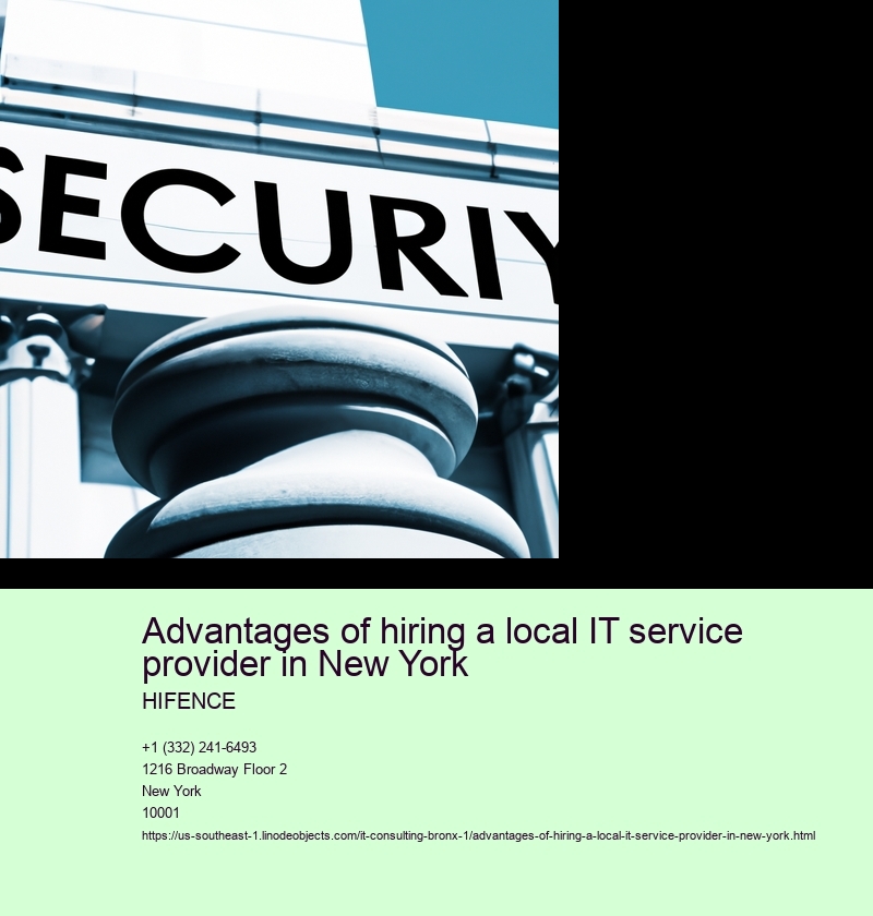 Advantages of hiring a local IT service provider in New York
