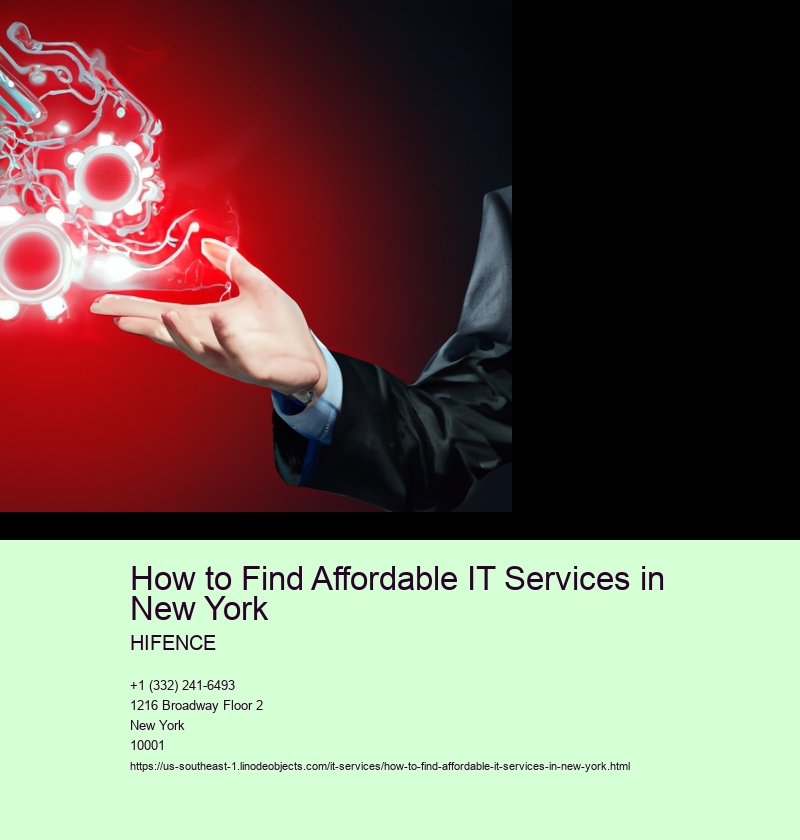 How to Find Affordable IT Services in New York