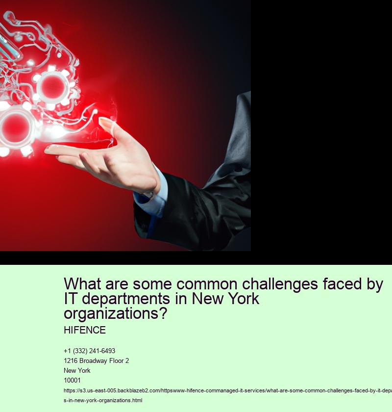 What are some common challenges faced by IT departments in New York organizations?