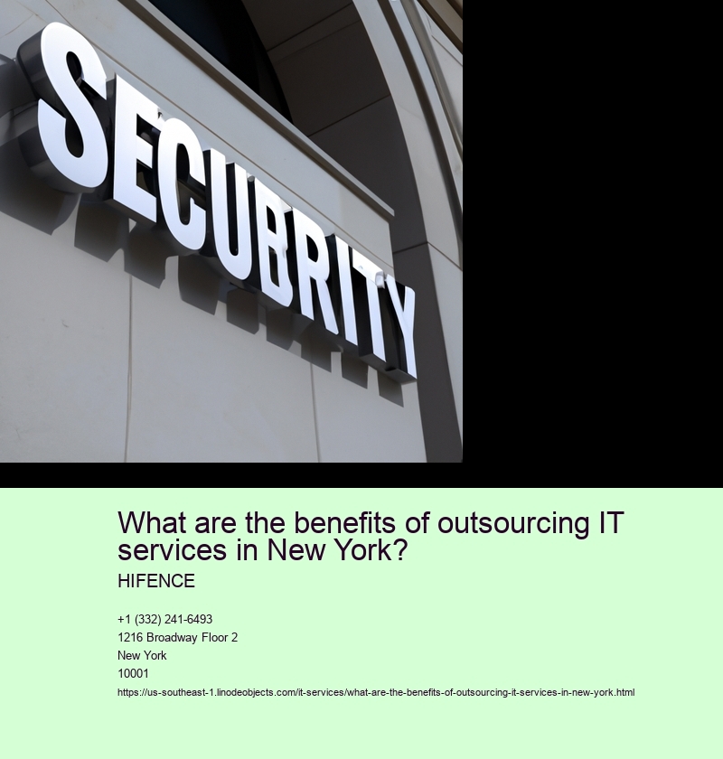 What are the benefits of outsourcing IT services in New York?
