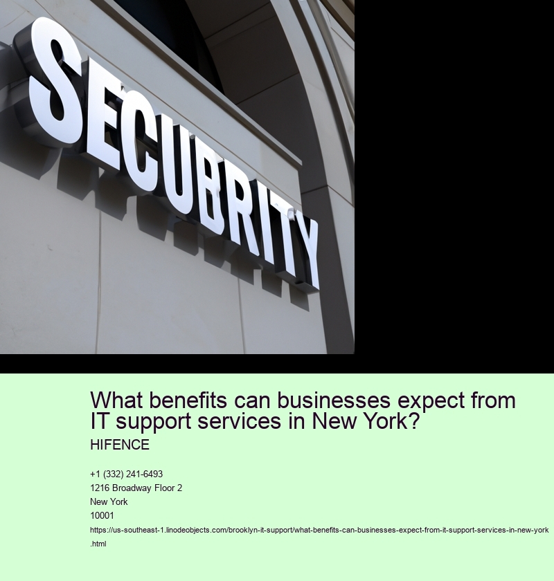 What benefits can businesses expect from IT support services in New York?