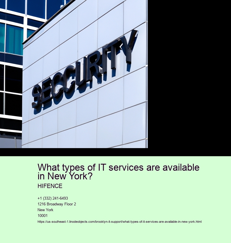 What types of IT services are available in New York?