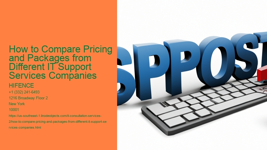 How to Compare Pricing and Packages from Different IT Support Services Companies HIFENCE How to Compare Pricing and Packages from Different IT Support Services Companies