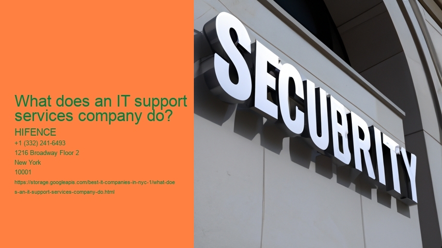 What does an IT support specialist do?