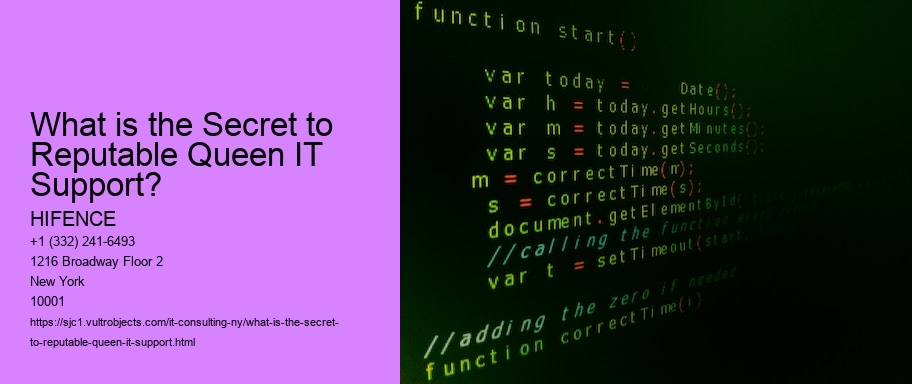 What is the secret to seamless IT sustain in Queens?