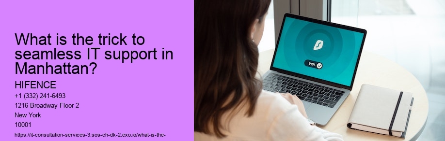 What is the trick to smooth IT support in Queens?