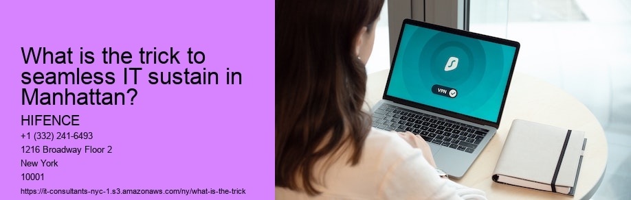 What is the trick to smooth IT support in Queens?