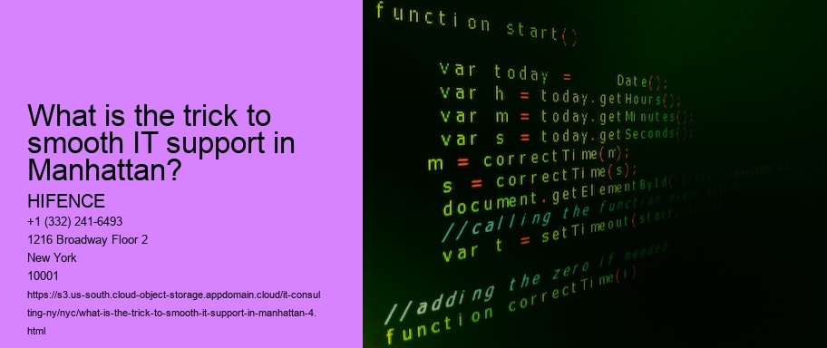 What is the trick to seamless IT sustain in Queens?