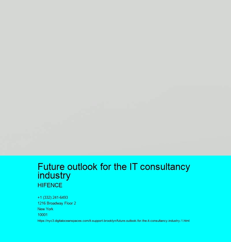 Future outlook for the IT consultancy industry