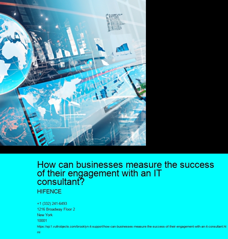 How can businesses measure the success of their engagement with an IT consultant?