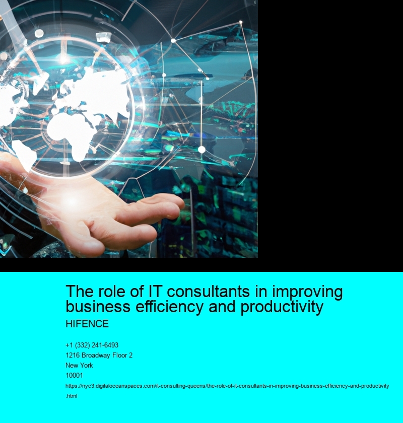 The role of IT consultants in improving business efficiency and productivity 