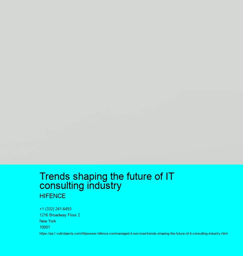 Trends shaping the future of IT consulting industry