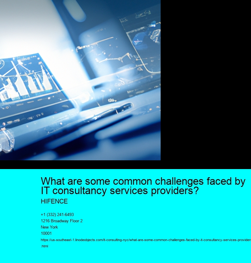 What are some common challenges faced by IT consultancy services providers?