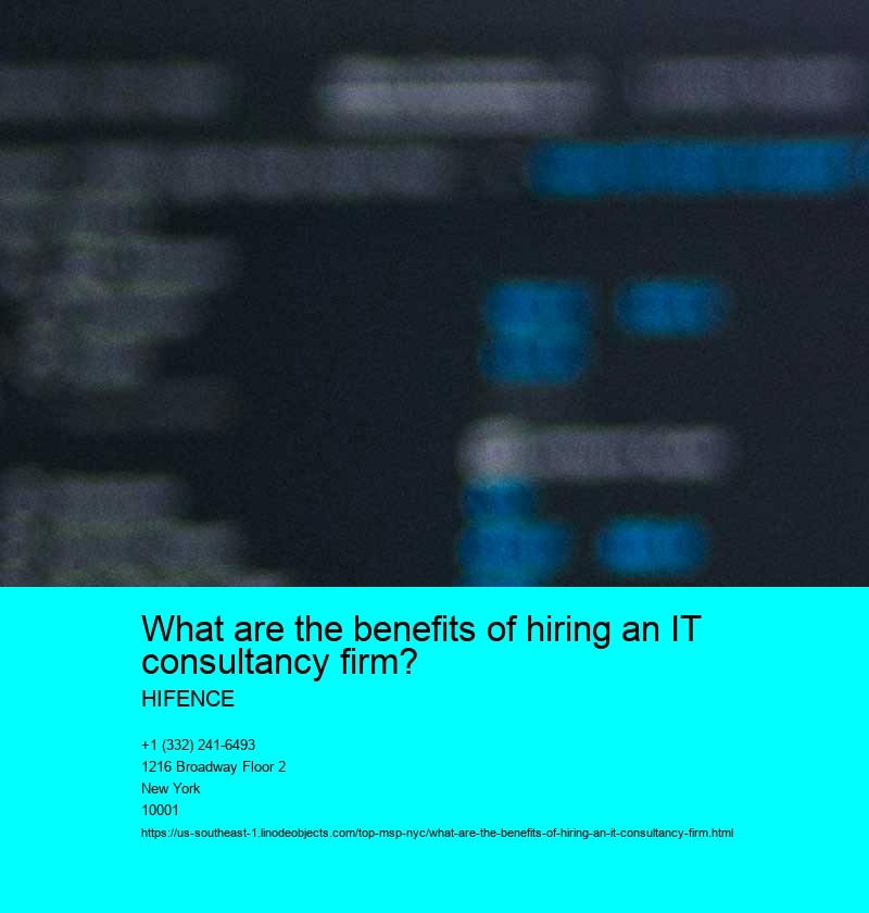 What are the benefits of hiring an IT consultancy firm?
