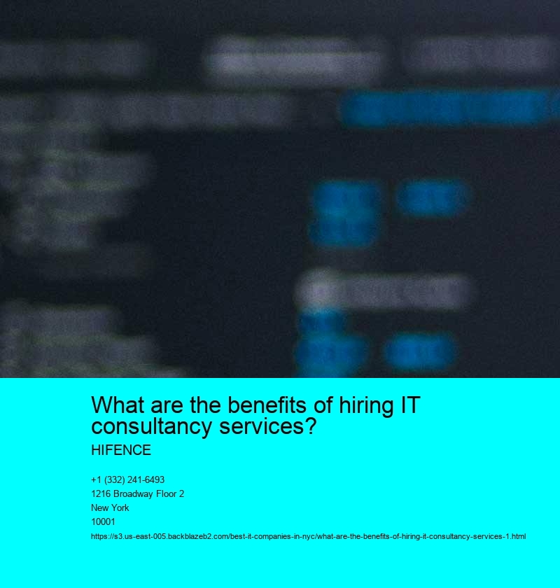 What are the benefits of hiring IT consultancy services?