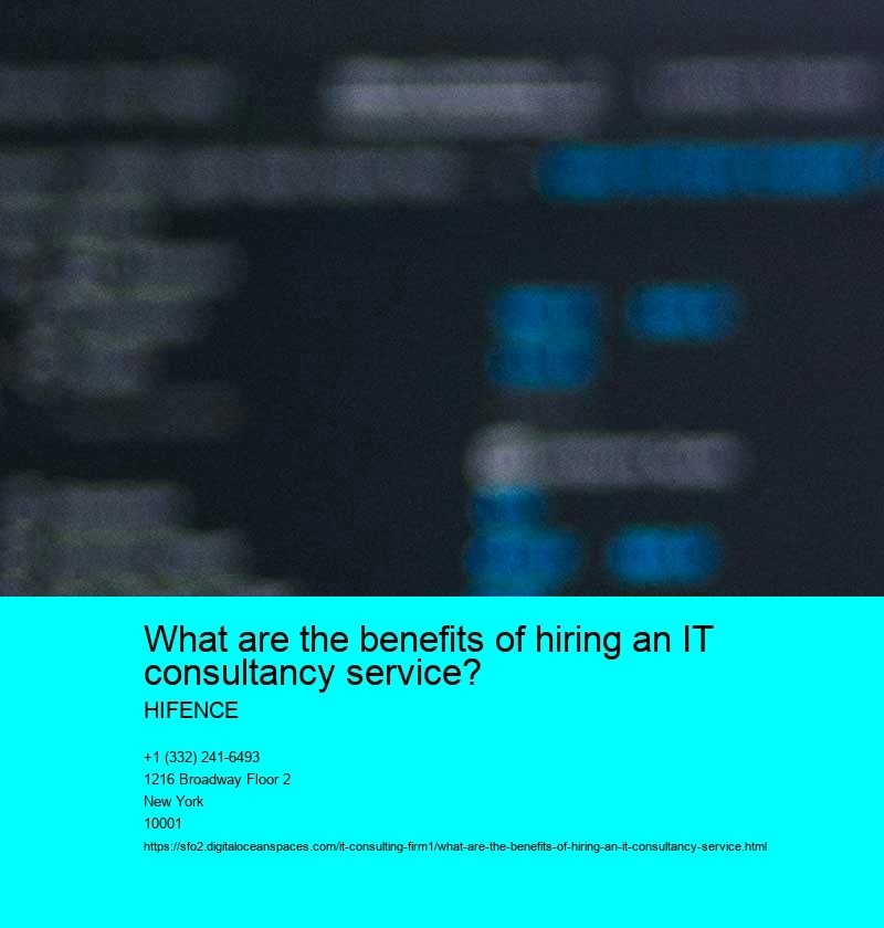What are the benefits of hiring an IT consultancy service?