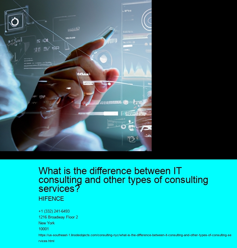 What is the difference between IT consulting and other types of consulting services?