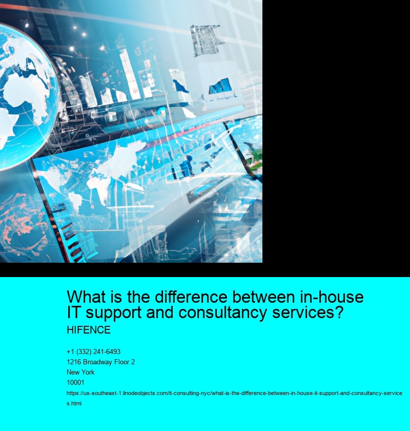What is the difference between in-house IT support and consultancy services?