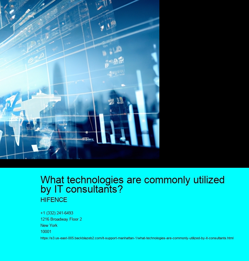 What technologies are commonly utilized by IT consultants?