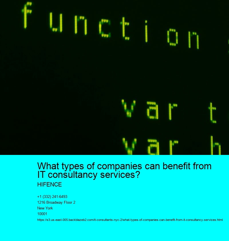 What types of companies can benefit from IT consultancy services?