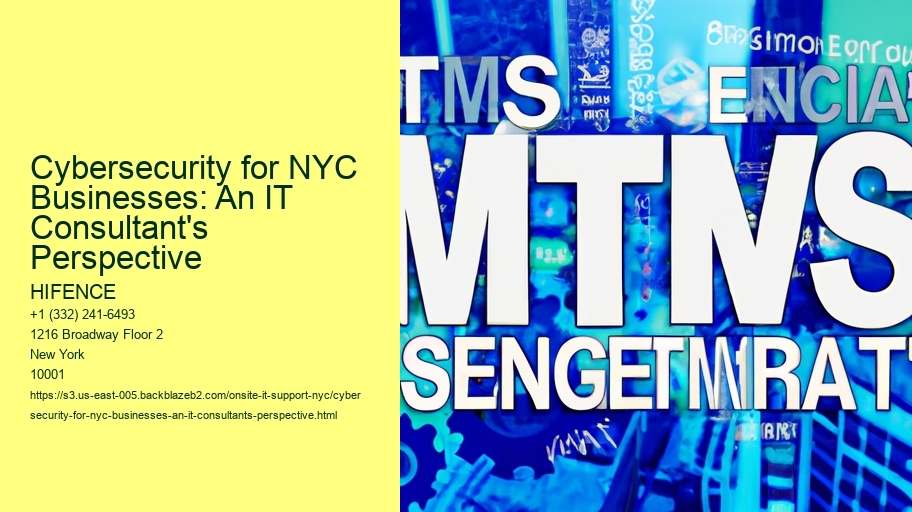 Cybersecurity for NYC Businesses: An IT Consultant's Perspective