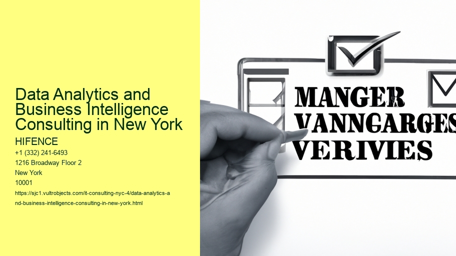 Data Analytics and Business Intelligence Consulting in New York