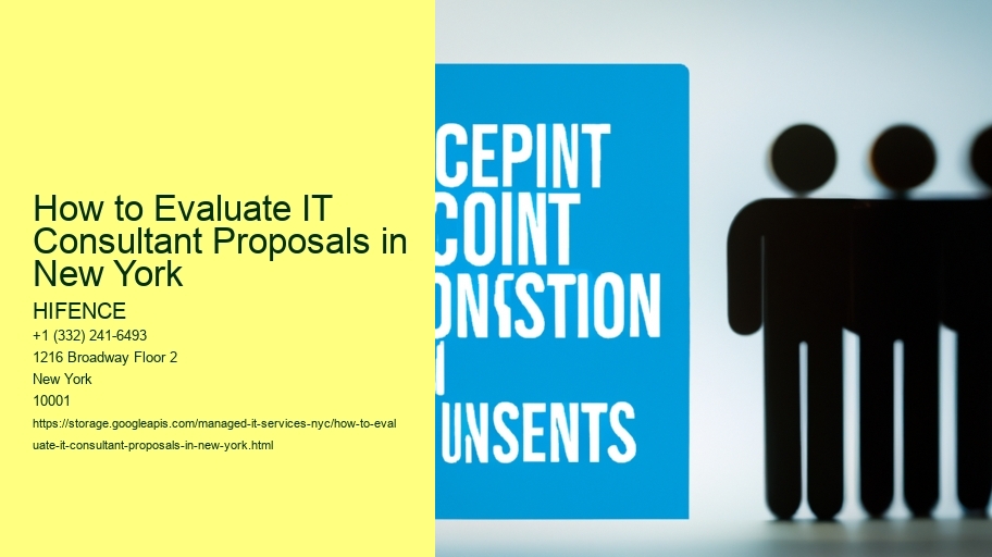 How to Evaluate IT Consultant Proposals in New York