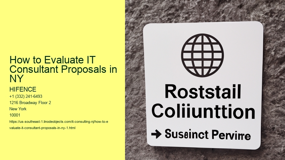 How to Evaluate IT Consultant Proposals in NY