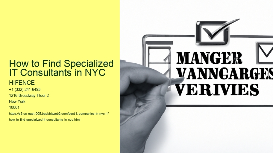 How to Find Specialized IT Consultants in NYC