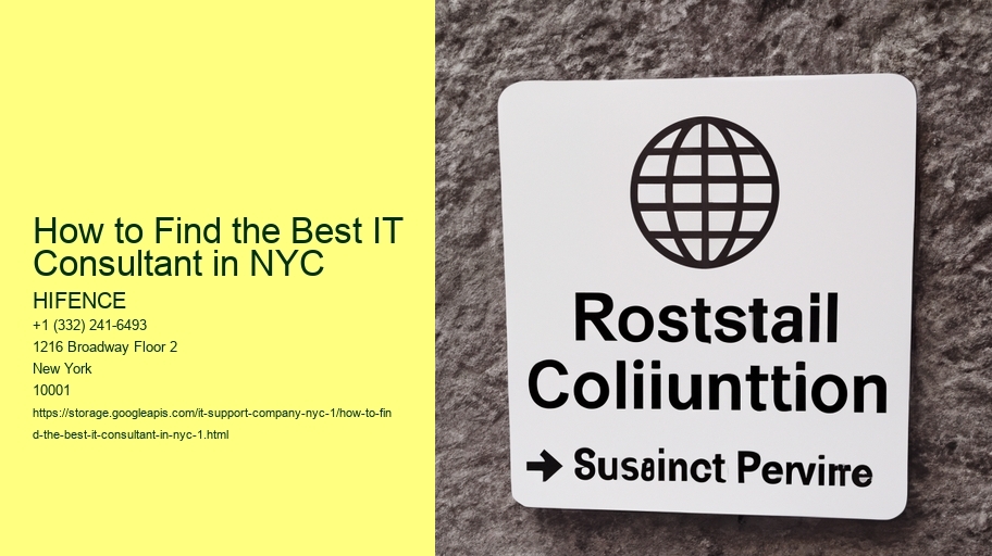 How to Find the Best IT Consultant in NYC