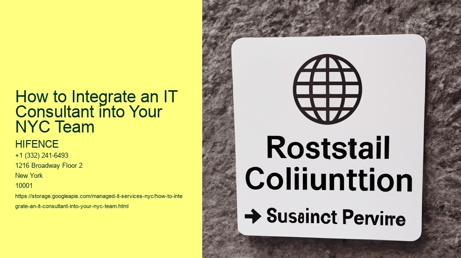 How to Integrate an IT Consultant into Your NYC Team