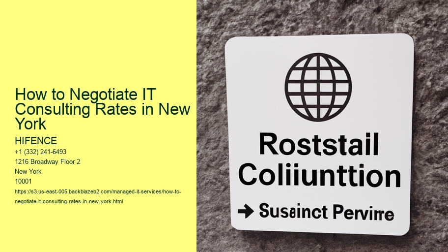 How to Negotiate IT Consulting Rates in New York