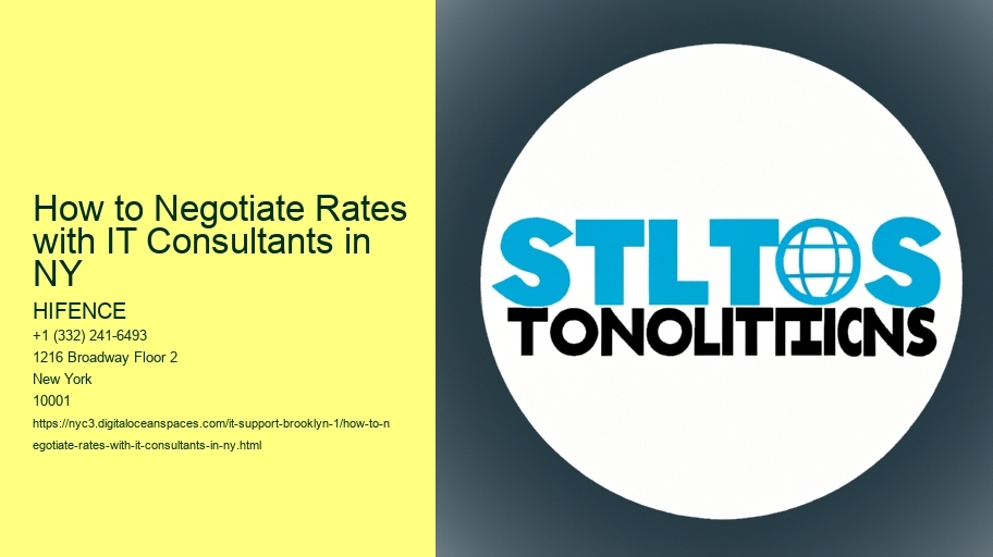 How to Negotiate Rates with IT Consultants in NY