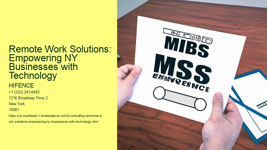 Remote Work Solutions: Empowering NY Businesses with Technology