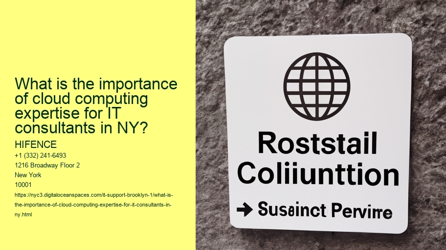 What is the importance of cloud computing expertise for IT consultants in NY?