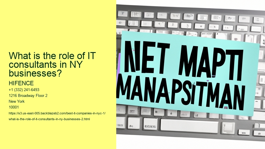 What is the role of IT consultants in NY businesses?