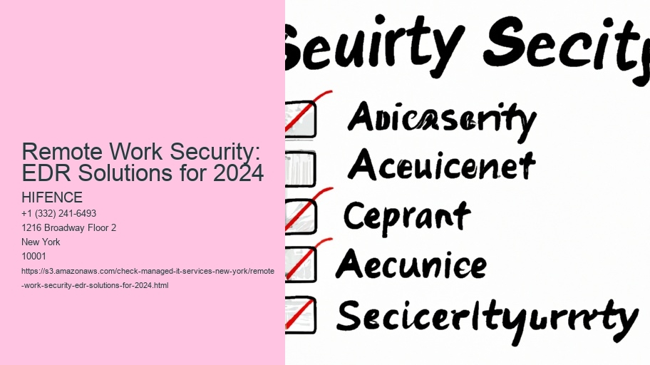Remote Work Security: EDR Solutions for 2024