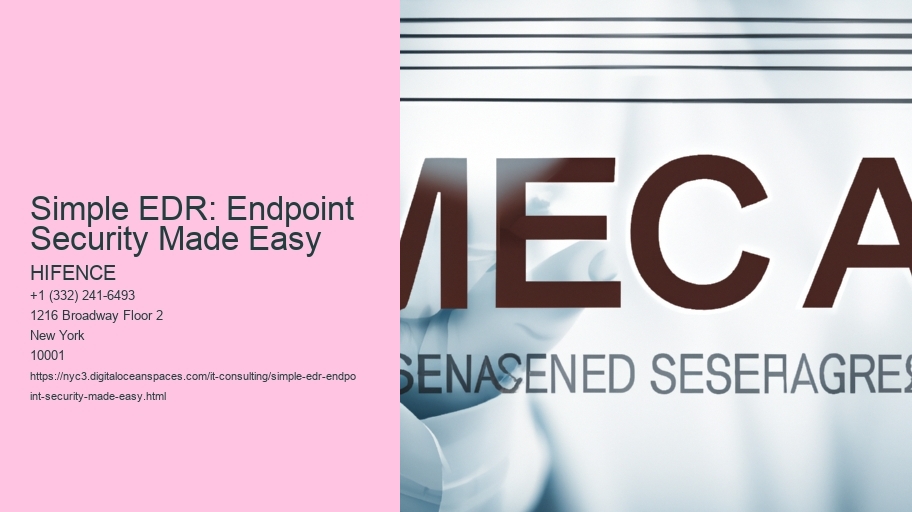 Simple EDR: Endpoint Security Simplified for You
