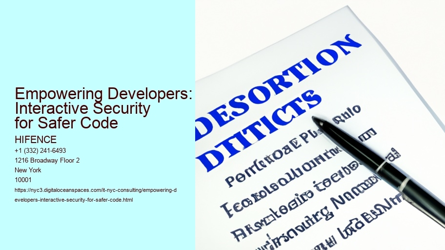 Empowering Developers: Interactive Security for Safer Code