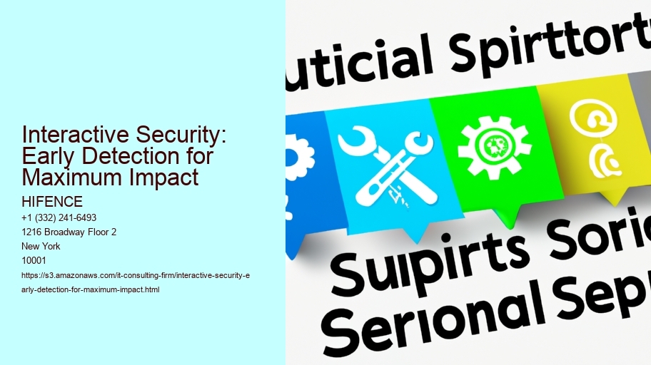 Interactive Security: Early Detection for Maximum Impact