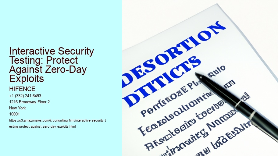 Interactive Security Testing: Protect Against Zero-Day Exploits