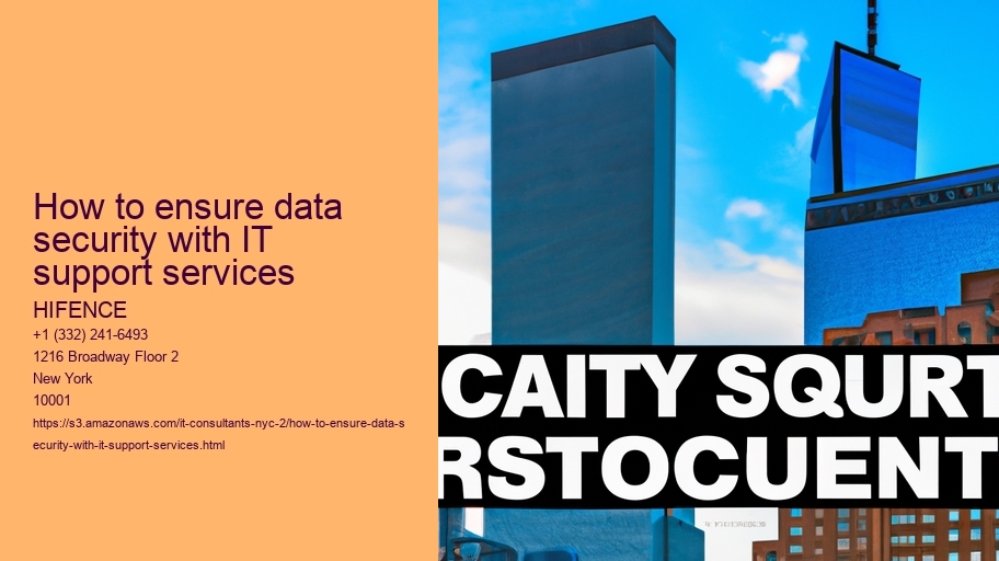 How to ensure data security with IT support services