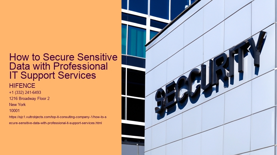 How to Secure Sensitive Data with Professional IT Support Services