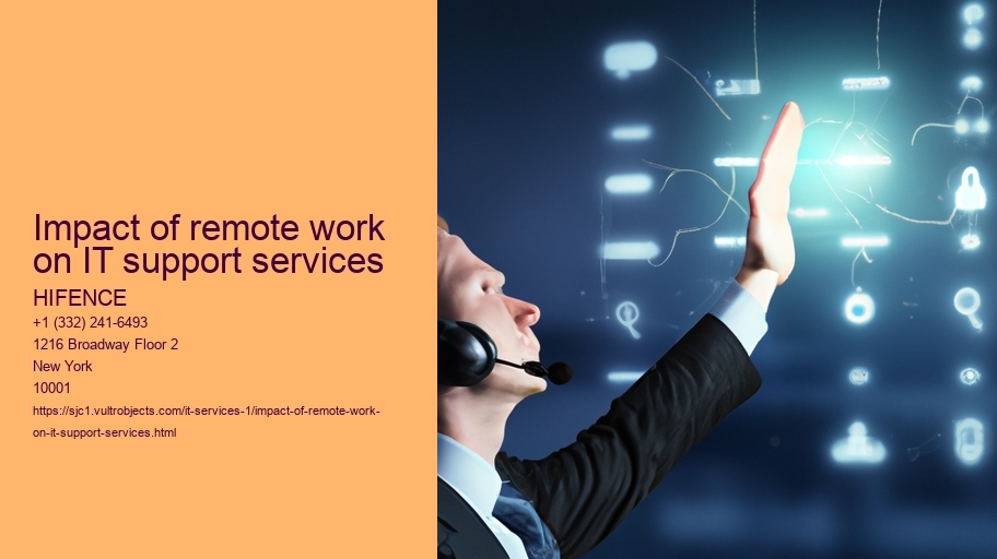 Impact of remote work on IT support services 
