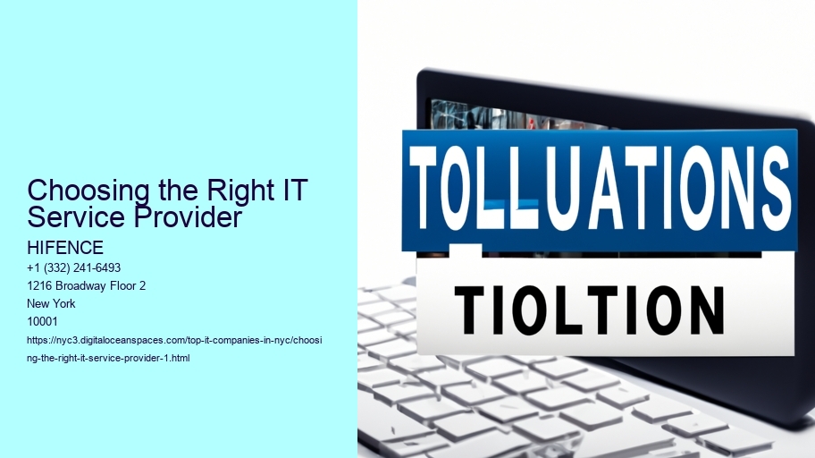 Choosing the Right IT Service Provider