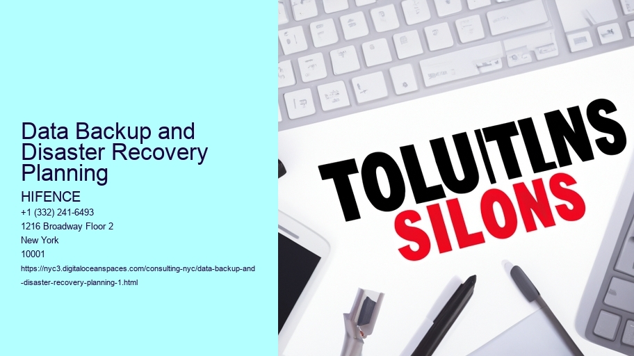 Data Backup and Disaster Recovery Planning